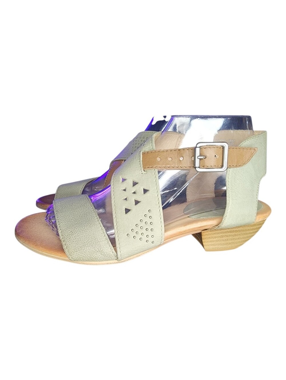 Miz Mooz Cienna Leather Strappy Sandals, Womens 38 Wide (7.5-8 US) - Picture 1 of 11